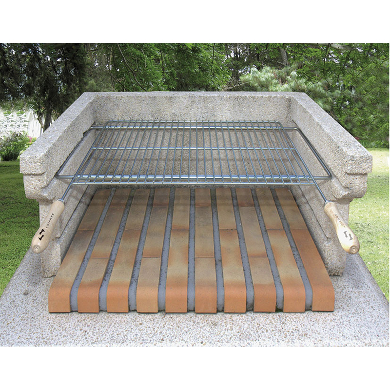 Parrilla extensible acero cincado