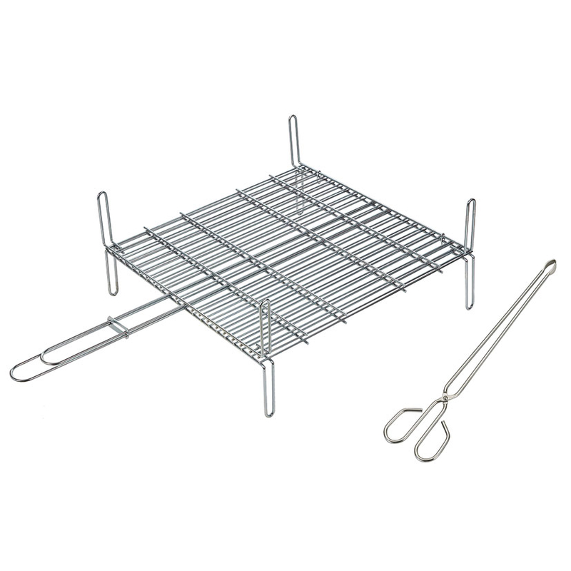 Parrilla doble reforzada SAUVIC 40x45 cm