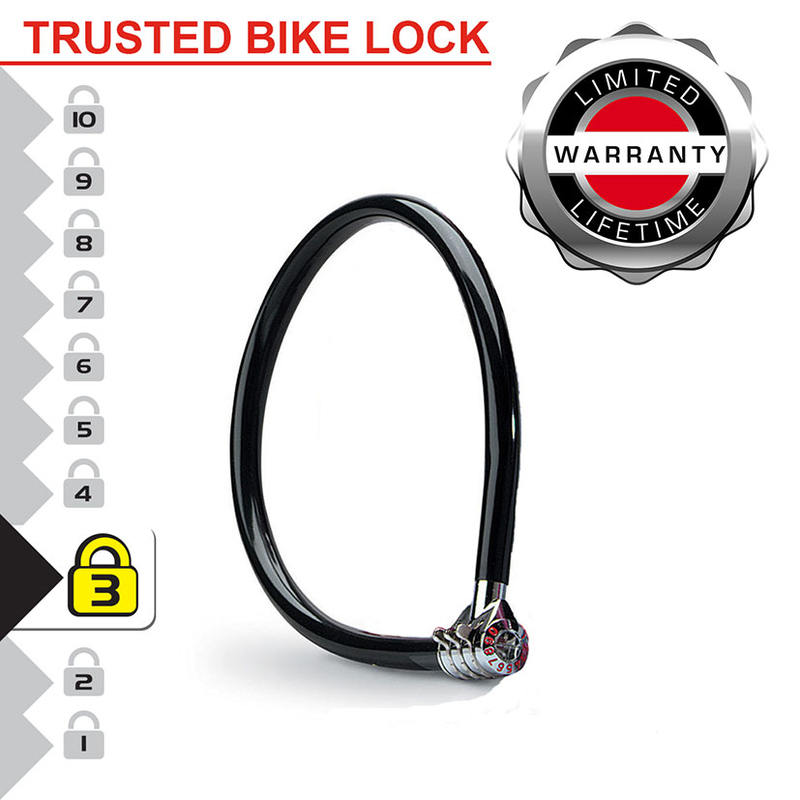 Candado bicicleta combinación MASTER LOCK 8631