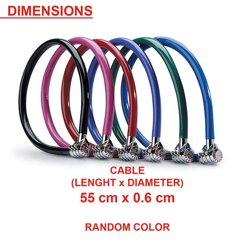 Candado bicicleta combinación MASTER LOCK 8631