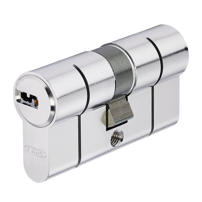 Cilindro de seguridad ABUS niquelado excéntrica 15 mm