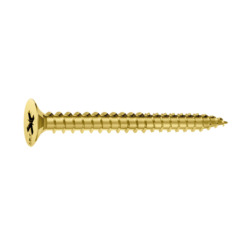 Tornillo Pozidrive bicromatado EHS para aglomerado