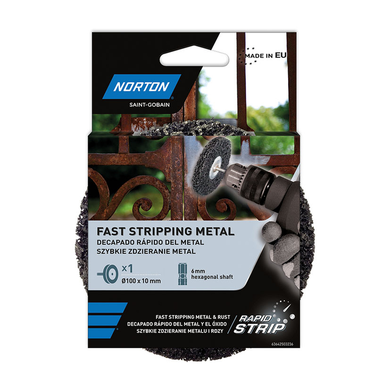 Disco abrasivo no tejido NORTON Expert decapado grueso
