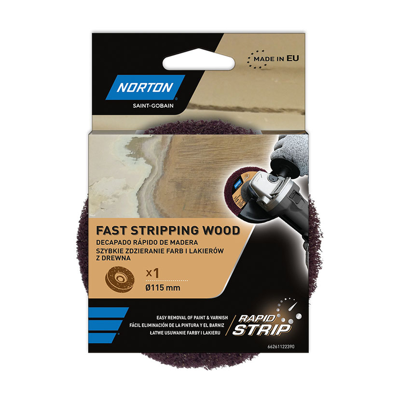 Disco abrasivo no tejido NORTON Expert decapado medio
