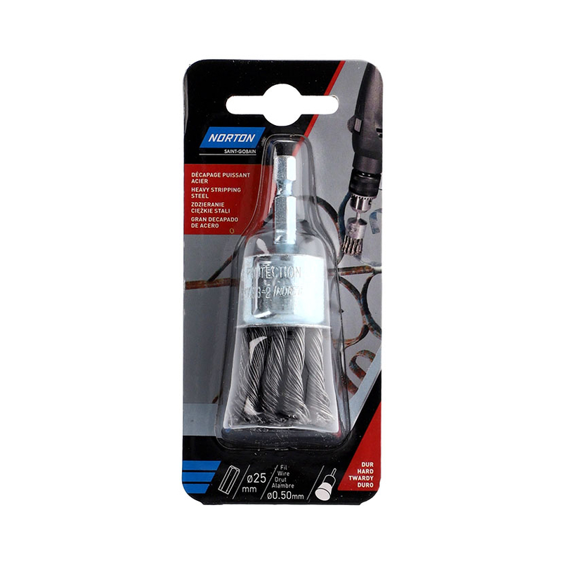 Cepillo abrasivo pincel para taladro NORTON Expert
