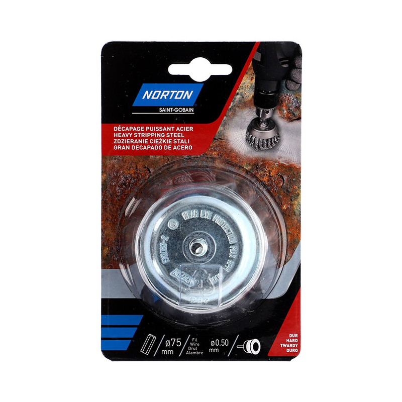 Cepillo abrasivo copa para taladro NORTON Expert