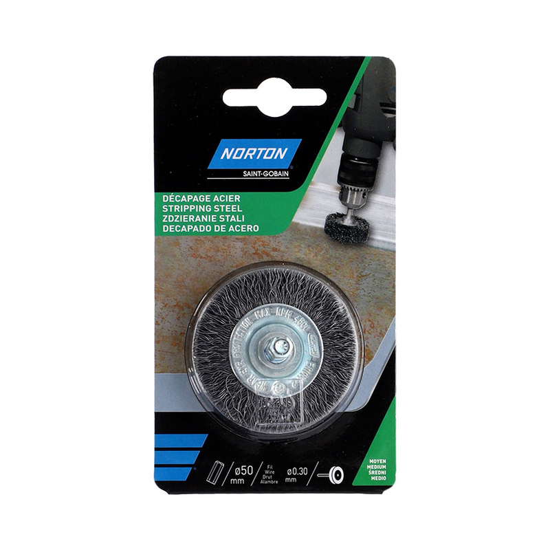 Cepillo abrasivo circular NORTON Expert para taladro
