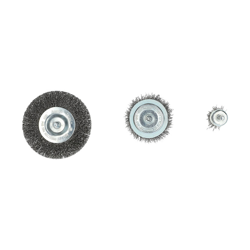 Kit 3 cepillos abrasivos NORTON Expert para taladro