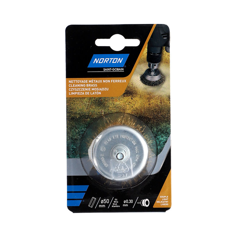 Cepillo abrasivo copa para taladros NORTON Expert