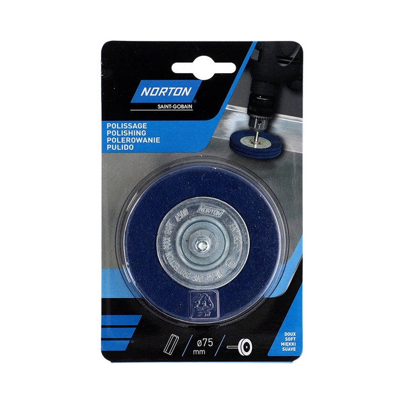 Cepillo de fieltro para pulido NORTON Expert Tipo disco