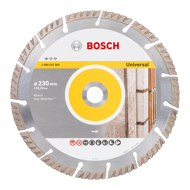 Disco de diamante BOSCH 230x2,6mm Standard Universal