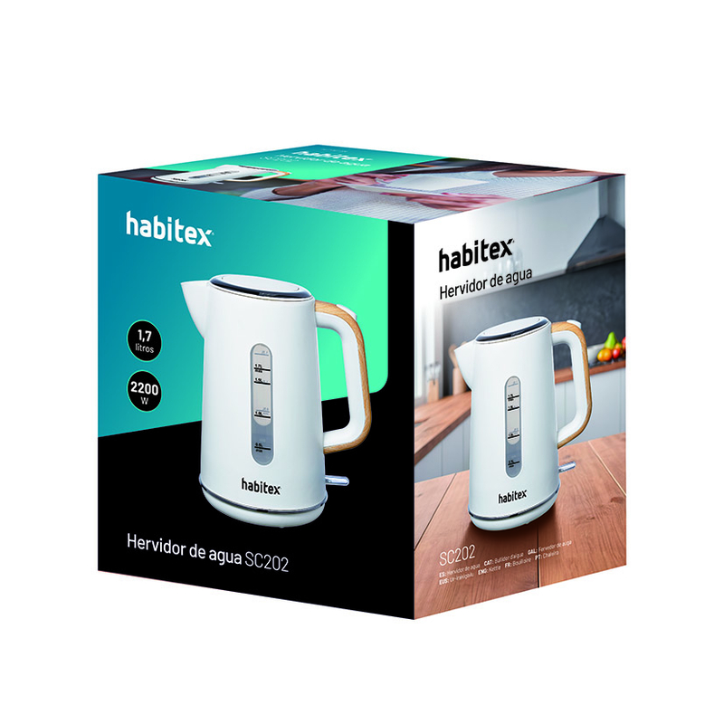 Hervidor de agua 2200 W HABITEX SC202