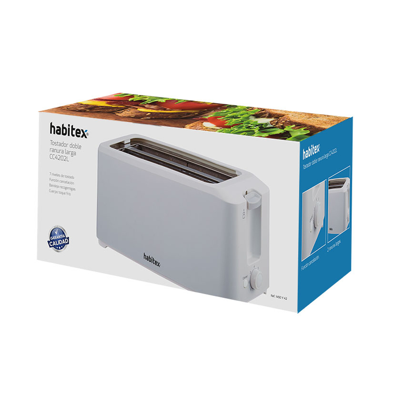 Tostador 1250-1450W HABITEX CC4202L