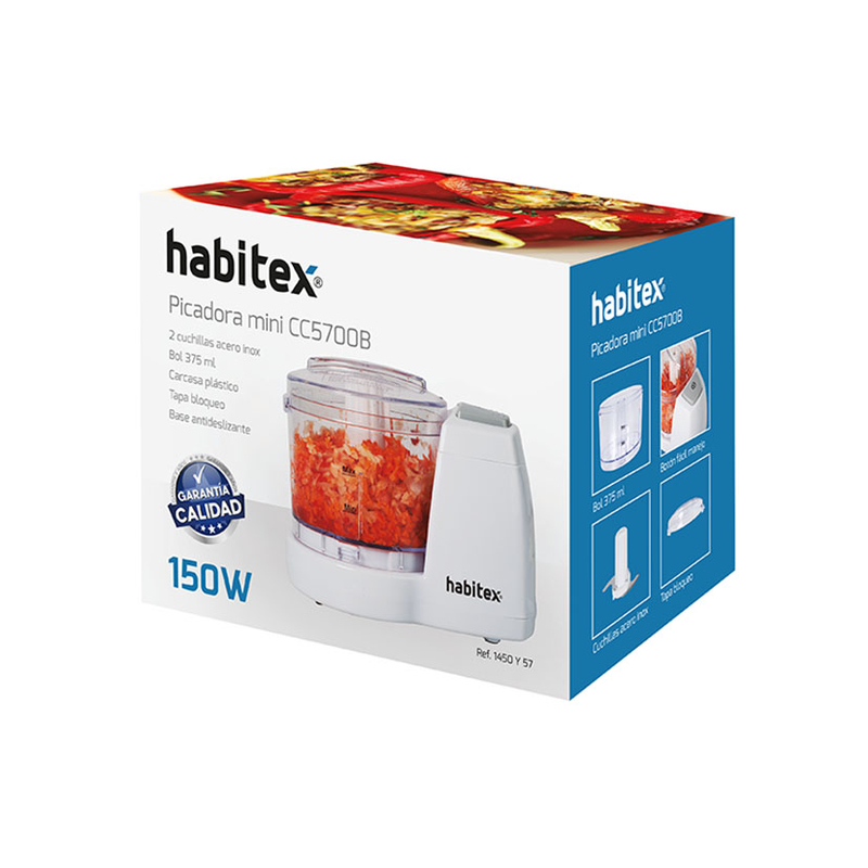 Picadora mini HABITEX CC5700B 150 W