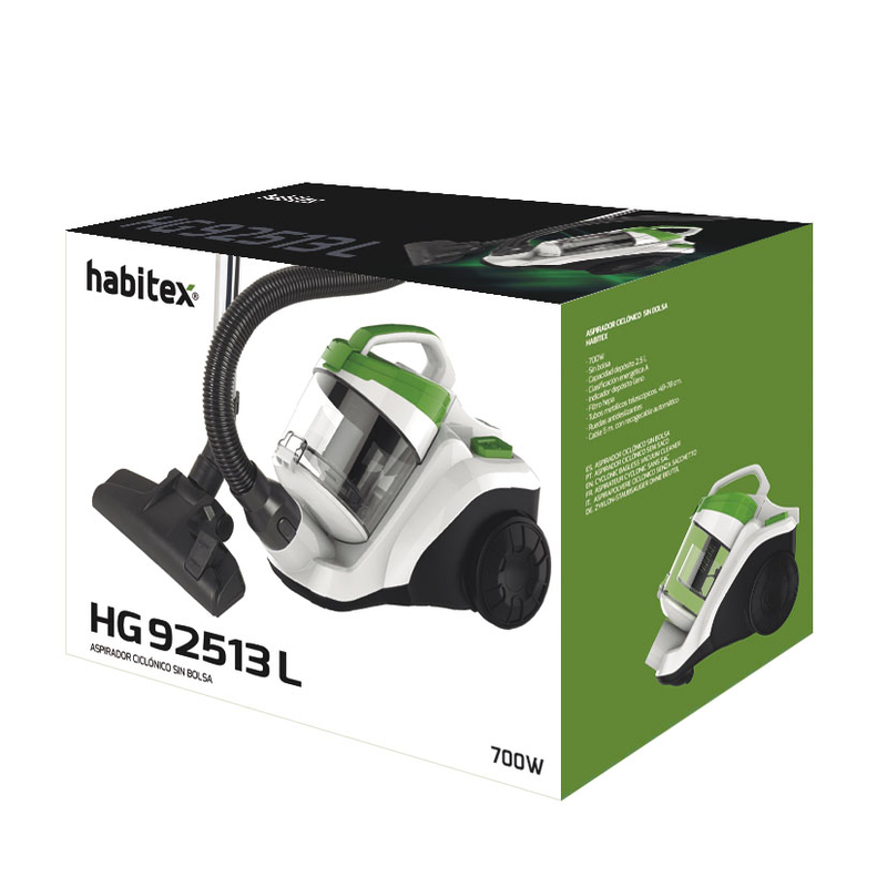 Aspirador ciclónico HABITEX HG92513L 700 W