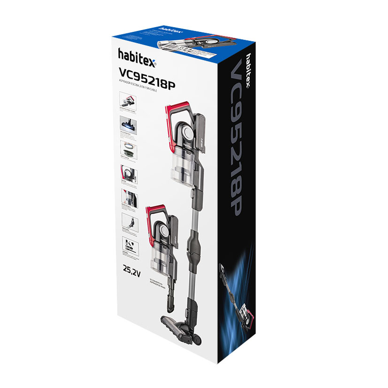 Aspirador escoba 2 en 1 HABITEX VC95218P