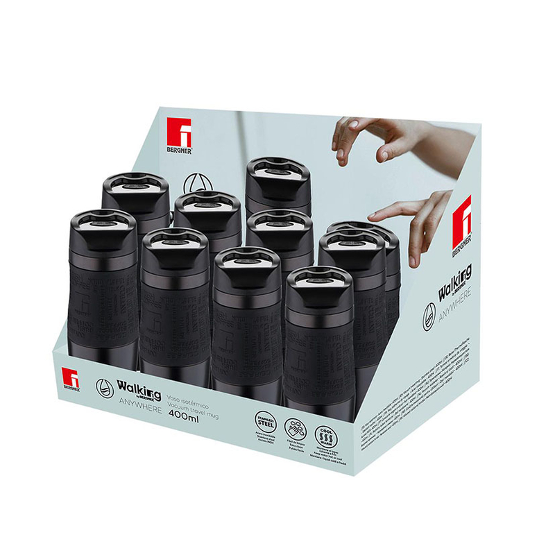 Termo mug BERGNER Walking Anywere. 8 unidades
