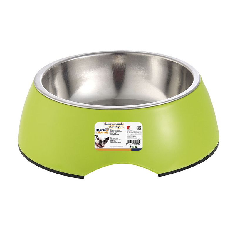 Comedero perro BERGNER melamina azul