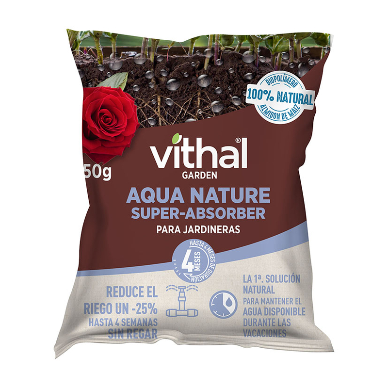 Abono aqua nature VITHAL Garden Super Absorber 50 gr