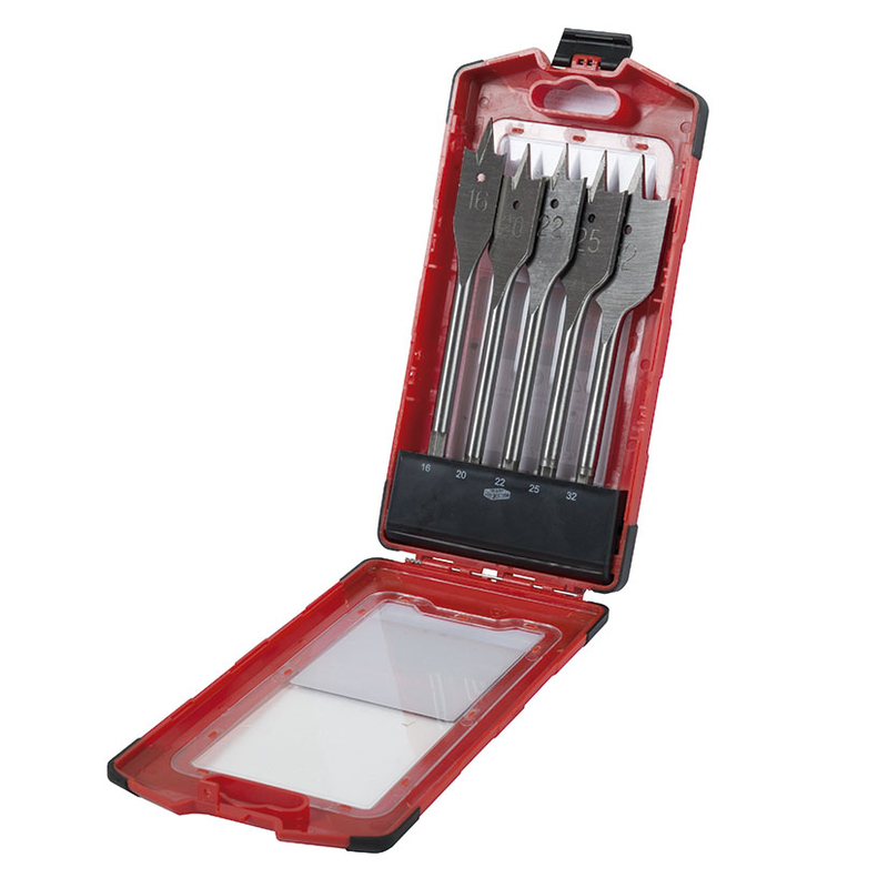 Kit de 5 brocas madera de tres puntas RATIO Cordless