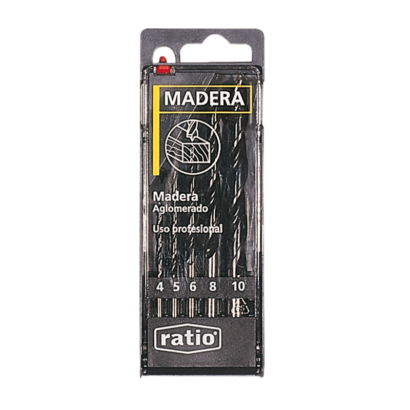 Estuche 5 brocas para madera RATIO