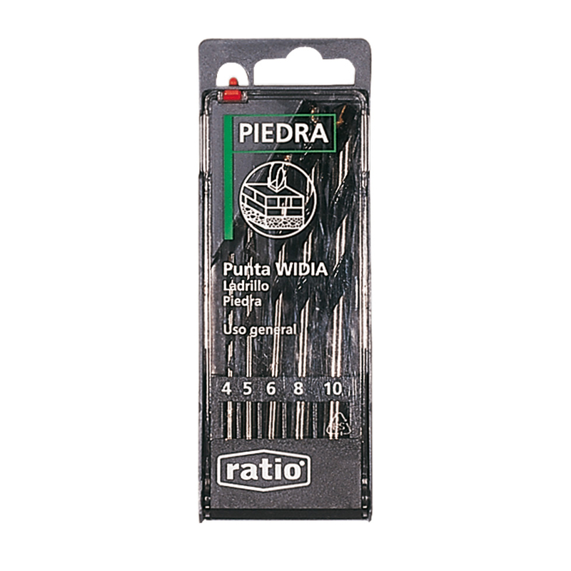 Estuche 5 brocas para pared RATIO estuche