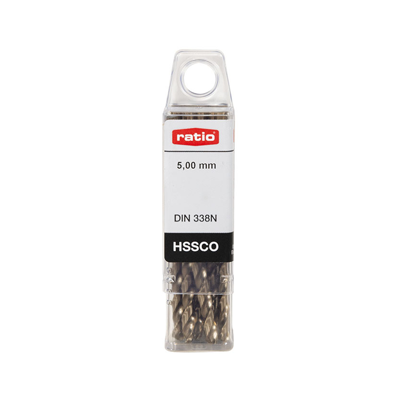 Broca metal HSS-CO Profesional RATIO (Envase completo)