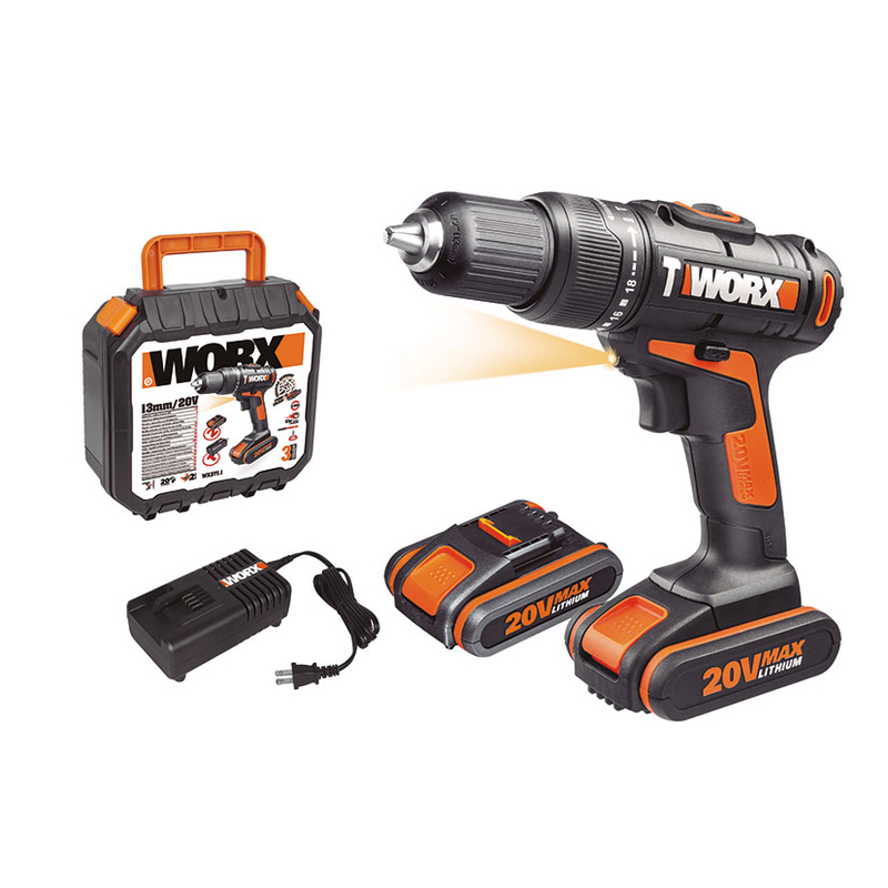 Taladro/Atornillador percutor batería WORX WX371.1
