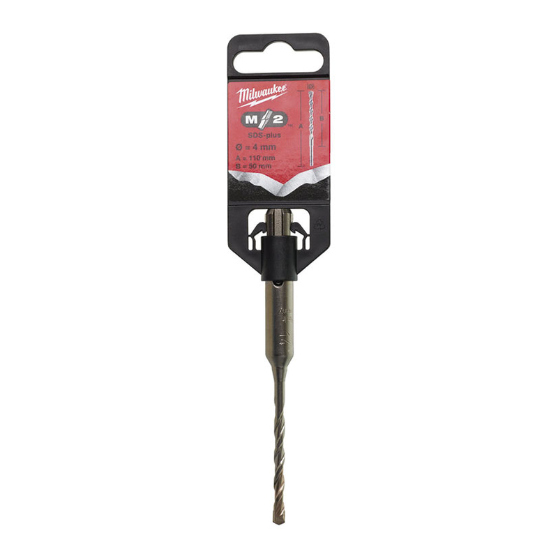 Broca para piedra MILWAUKEE SDS-Plus M2-2 cortes