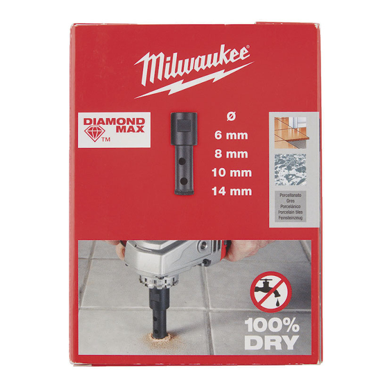 Juego 4 brocas de diamante para amoladoras MILWAUKEE MAX™