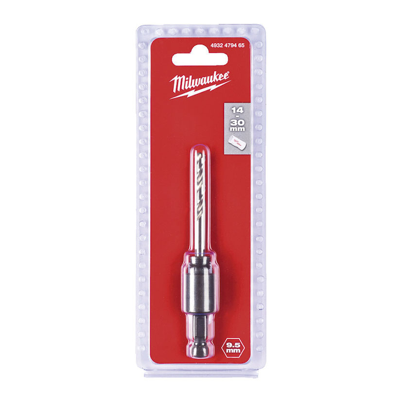 Husillo para sierra de corona perforadora MILWAUKEE Hex 9.5 Hole Dozer™