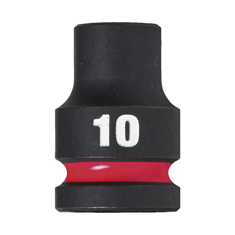 Llaves vaso 1/2" corto MILWAUKEE Impacto