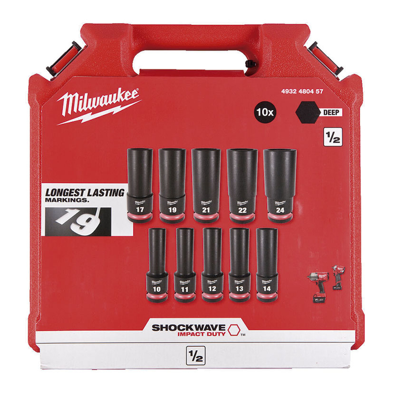 Estuche 10 vasos largos 1/2
