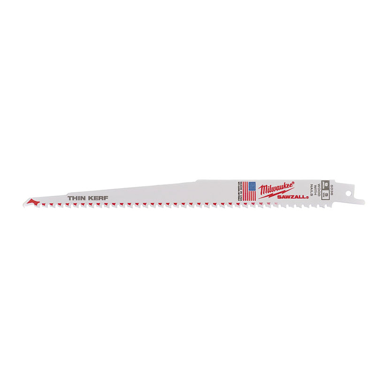 Set 5 sierras sable MILWAUKEE Demolition madera con clavos