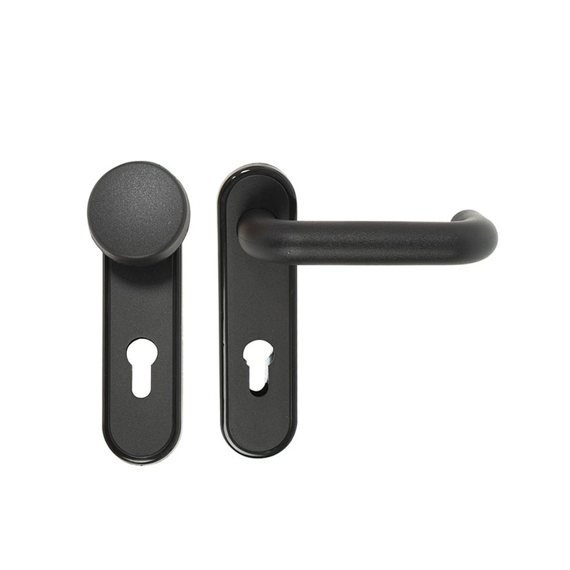 Juego puerta cortafuego pomo fijo/manilla CISA bocallave 72 mm