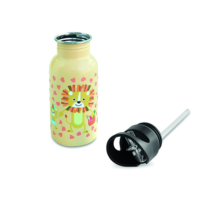 Botella infantil IRIS Apricot/Mint Lion