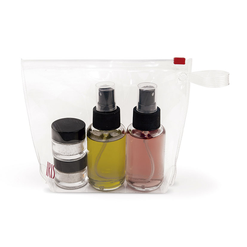 Set condimentos cristal IRIS