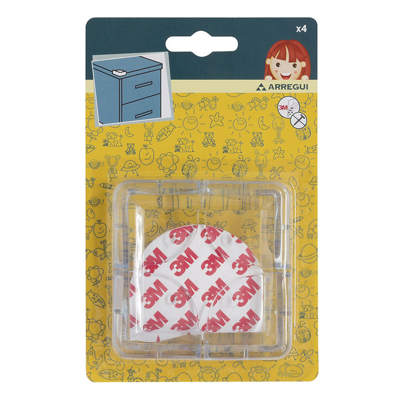 Protector de esquinas ARREGUI para muebles, 4 unidades
