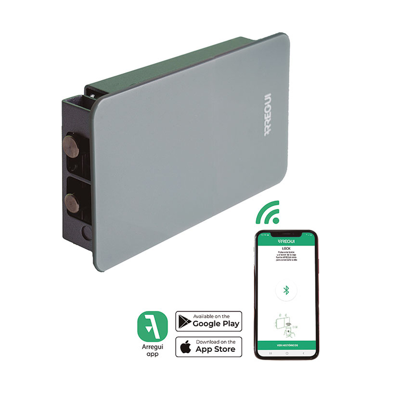 Cerradura invisible ARREGUI para puertas modelo Kamo