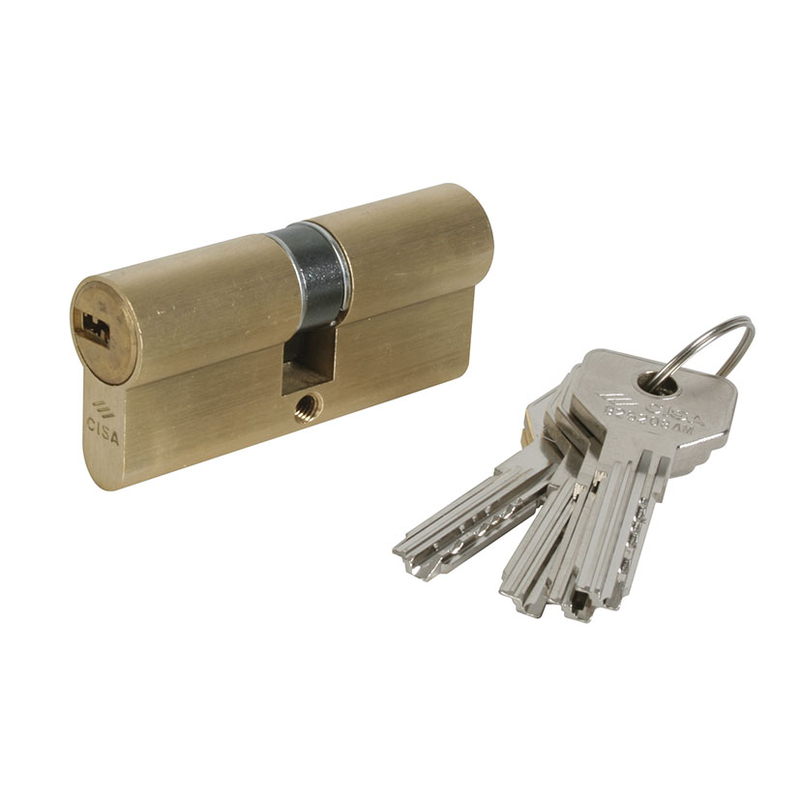 Cilindro CISA modelo Asix níquel 60 mm