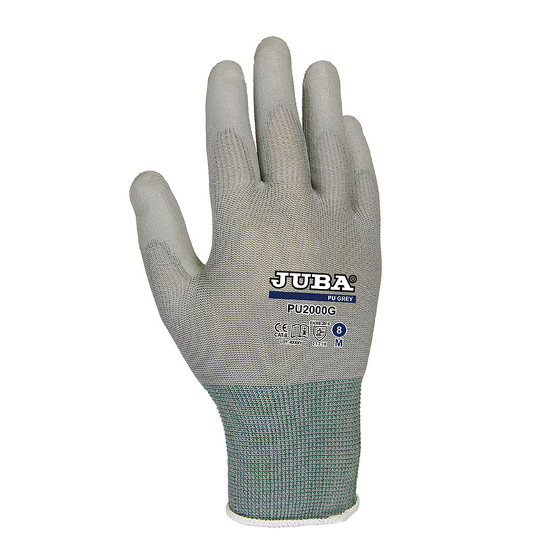 Guantes JUBA PU2000G. 10 pares