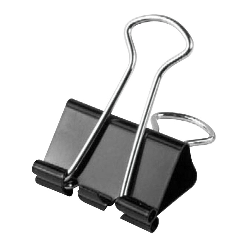 Pinzas sujetapapeles negra 32 mm