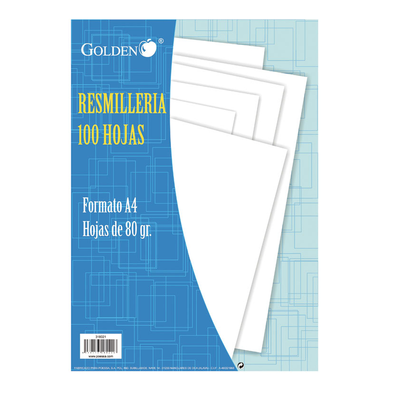 Paquete folios blanco DIN A4