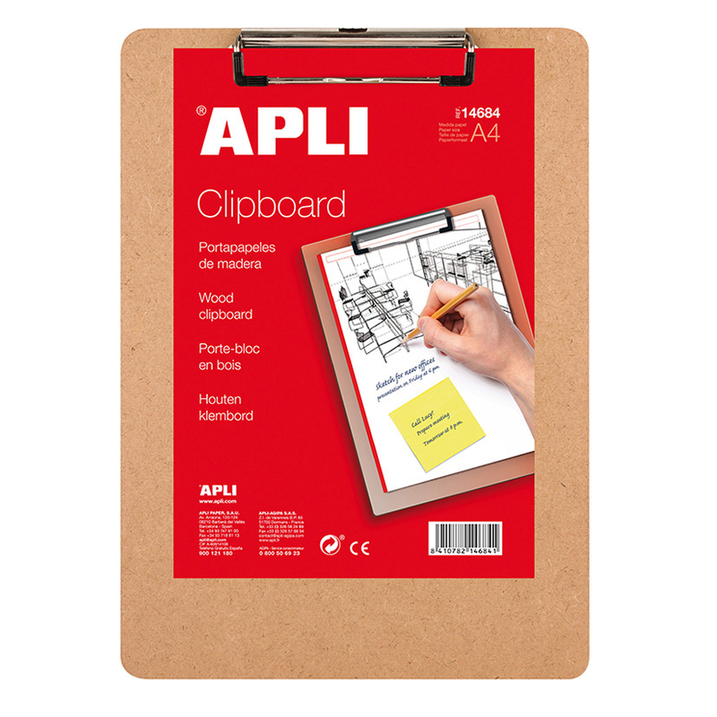 Carpeta sujetapapeles APLI Clipboard