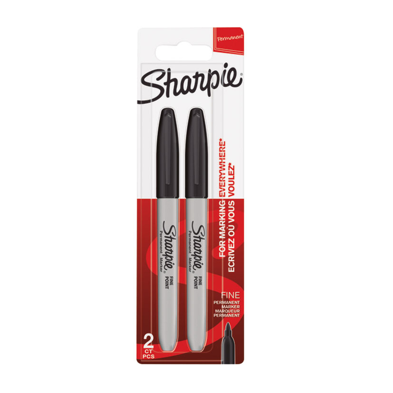 Marcador permanente SHARPIE Negro 2 unidades