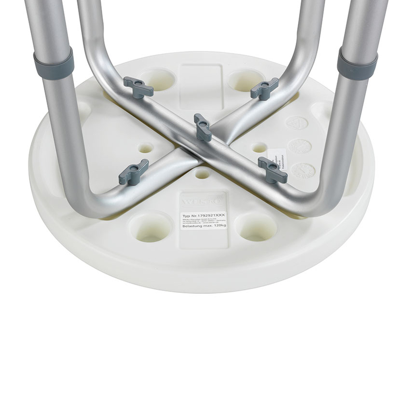 Taburete de baño regulable WENKO serie Secura
