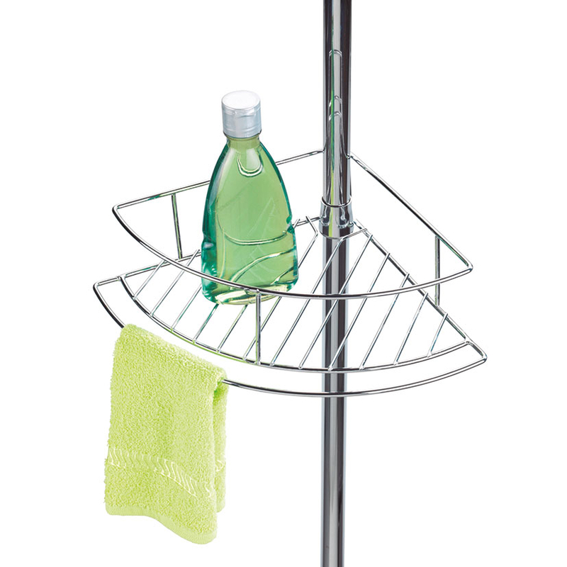 Rinconera ducha telescópica WENKO Inox Dolcedo