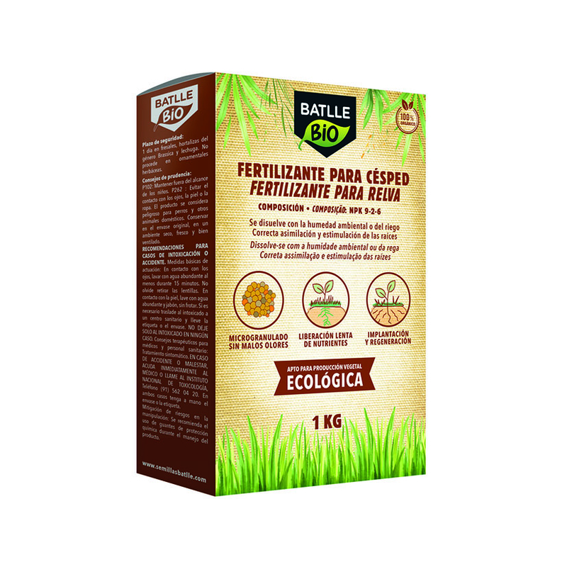 Fertilizante BATLLE BIO césped 1 kg
