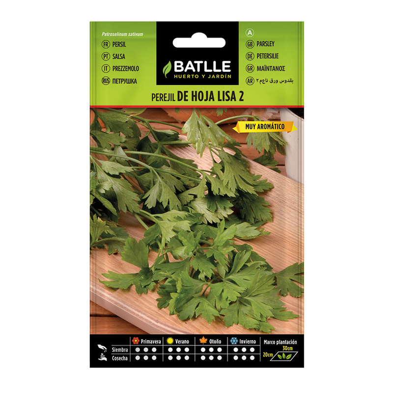 Semillas perejil de hoja lisa BATLLE 2 25 gr  10 unidades