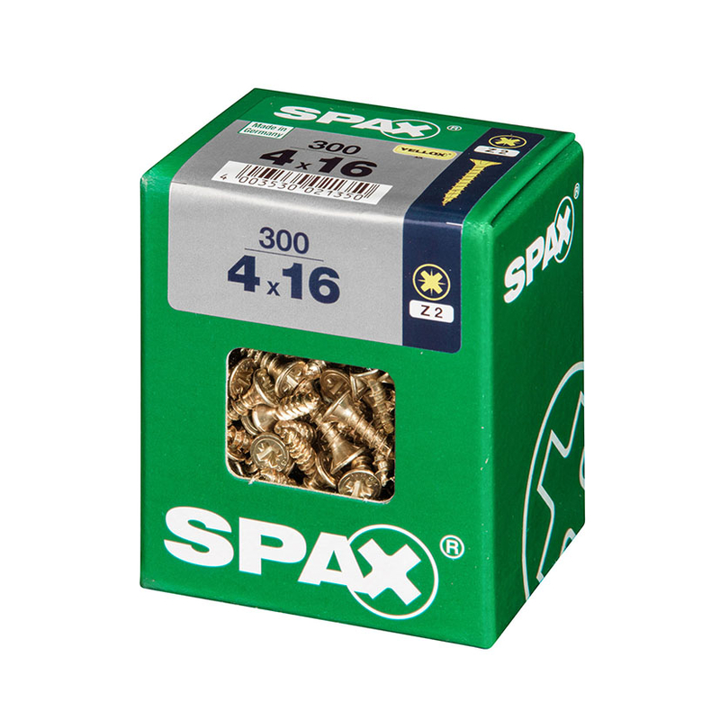 Tornillo aglomerado SPAX Yelox Z2 TR caja